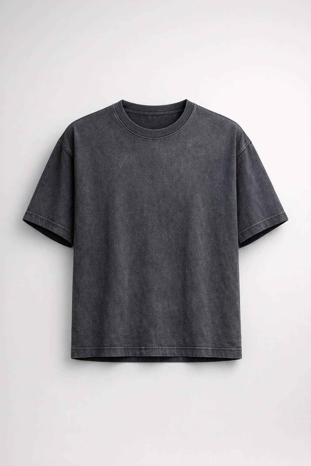 Cedar Boxy Tee packshot in washed black