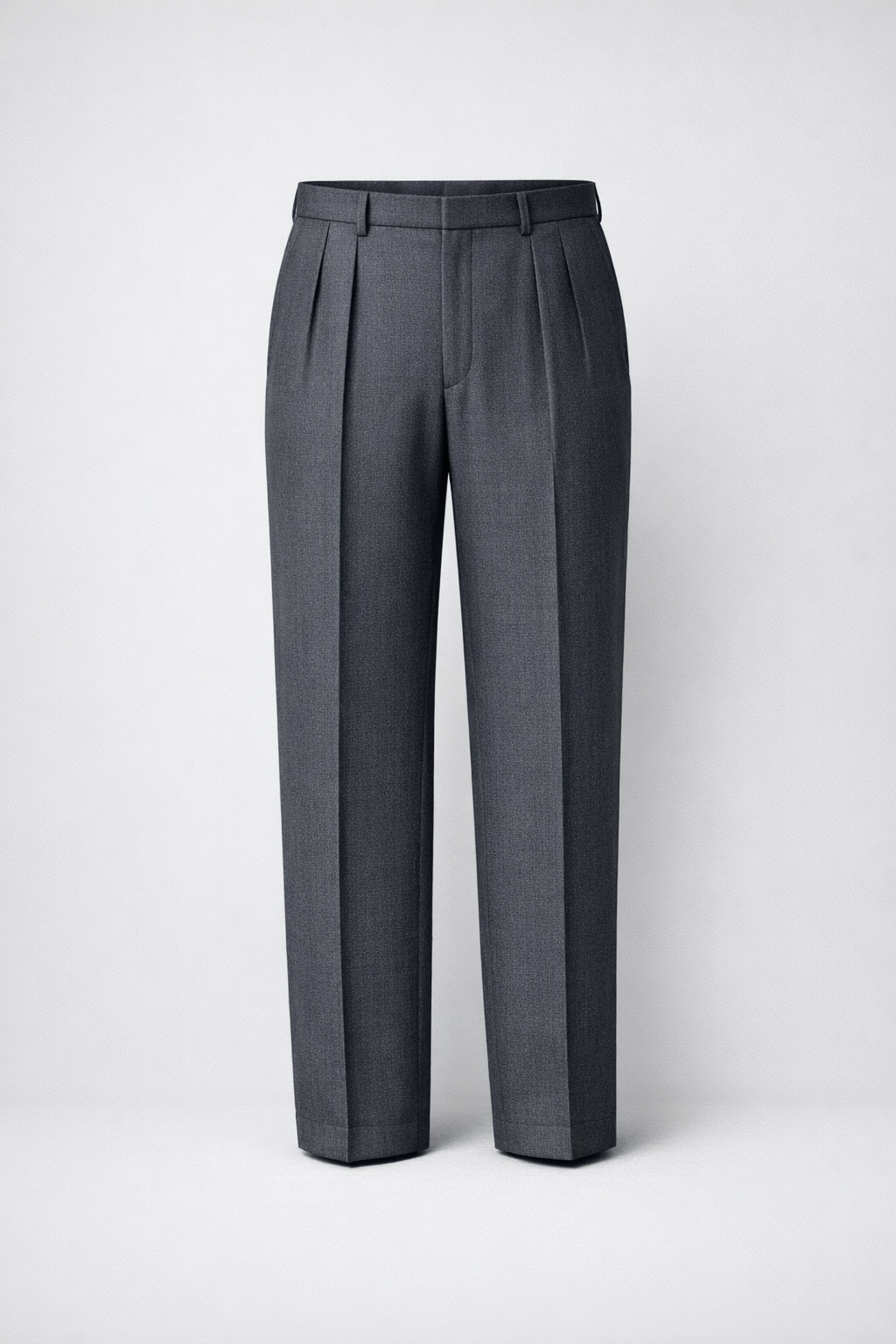 Marlow Pleated Trousers packshot in charcoal graphite
