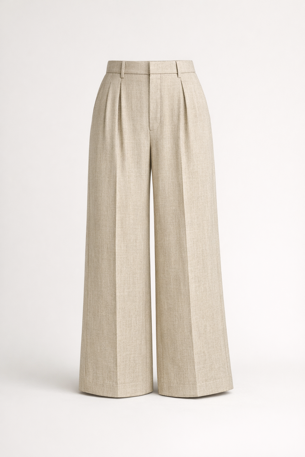 Nori Wide-Leg Pants packshot in oatmeal sand